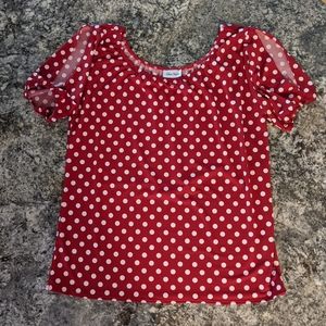 Star Vixen slit sleeve top